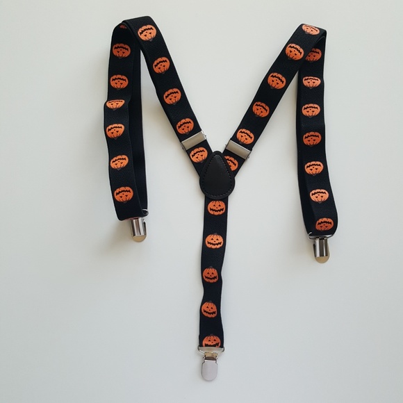 Baby / Toddler Pumpkin Print Suspenders - Picture 6 of 8